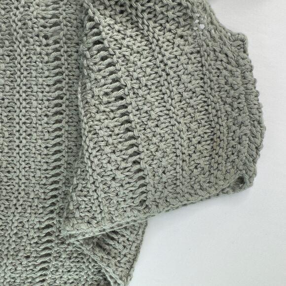 Hunt Club Women’s Large Ramie Cotton Crochet Boho Vest 12/14 - Picture 6 of 8